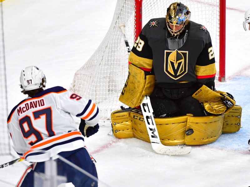 NHL: Edmonton Oilers at Vegas Golden Knights