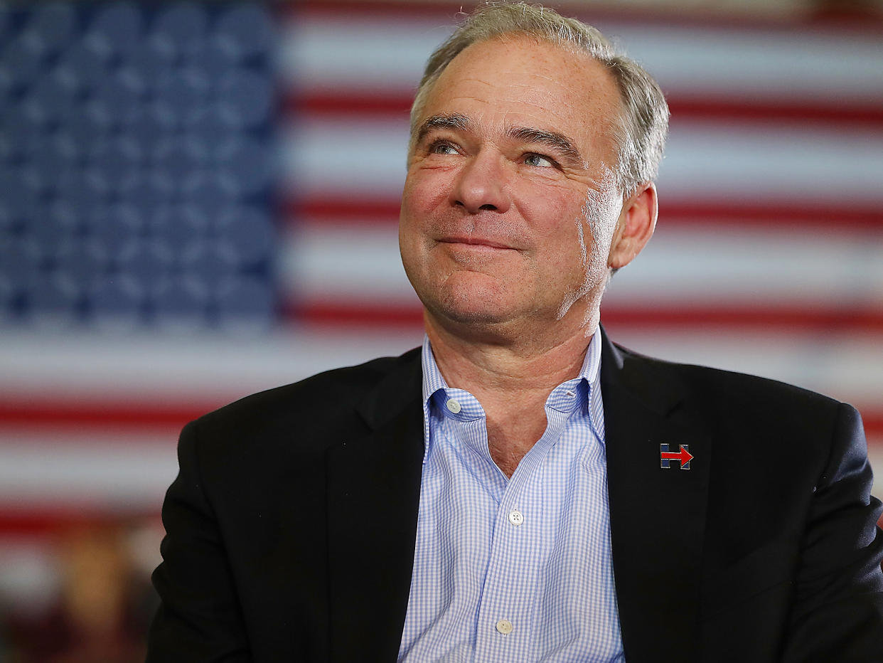 Kaine said that Trump withdrew from the Paris accord because he's 'jealous' of Obama: Getty Images