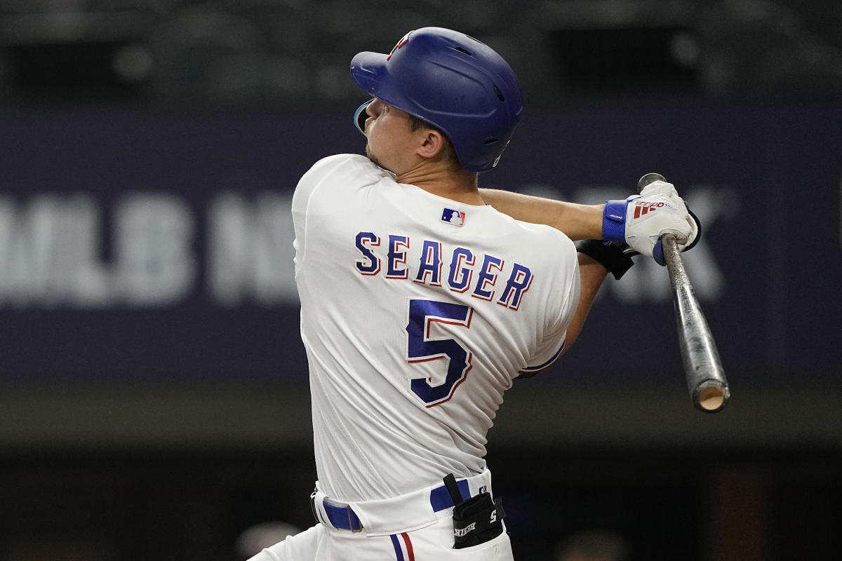 Corey Seager's First Rangers HR! 