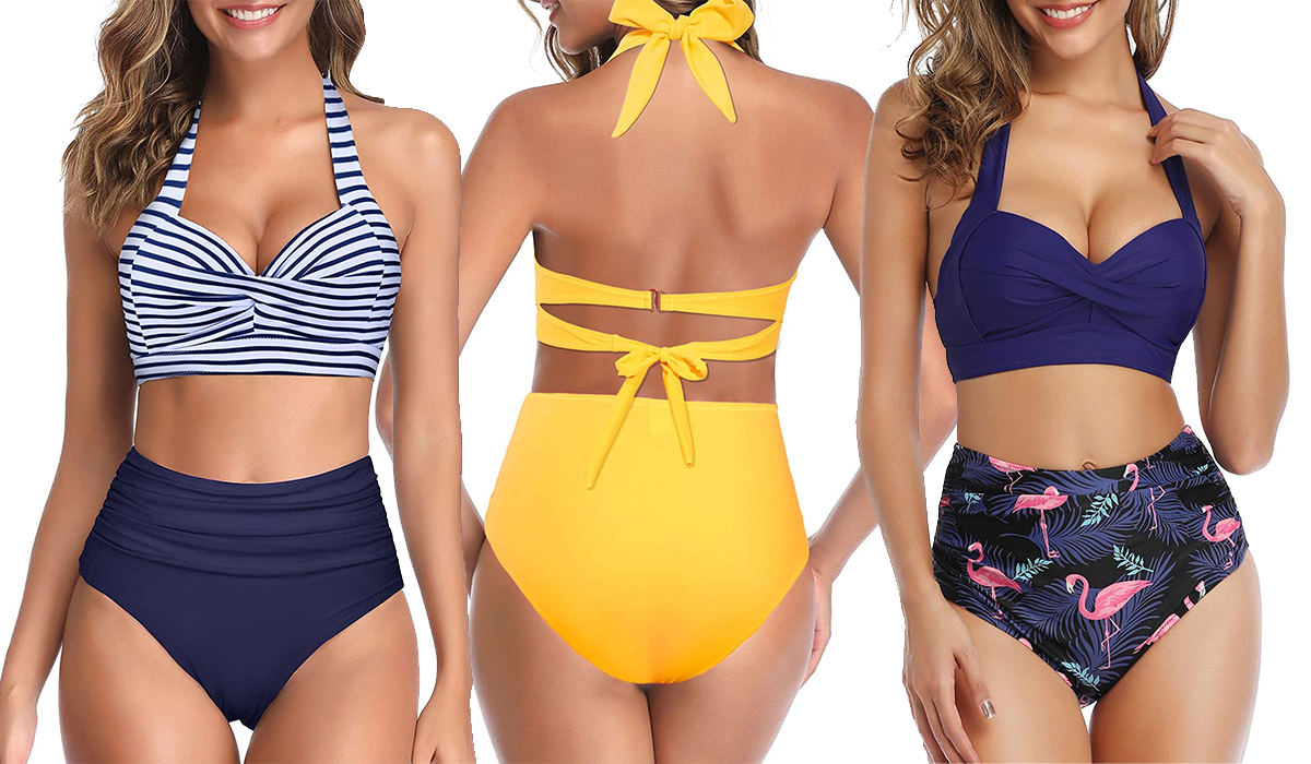 Tempt Me Two-Piece Vintage Swimsuit (Photos: Amazon)