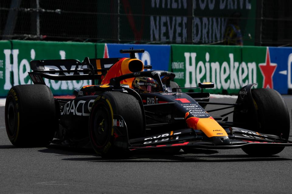 Max Verstappen finished fastest in practice (Fernando Llano/AP) (AP)