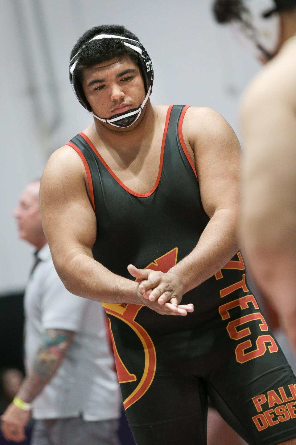 Daniel Herrera transferred to Ames from Palm Springs High School in California, where he won two state titles.