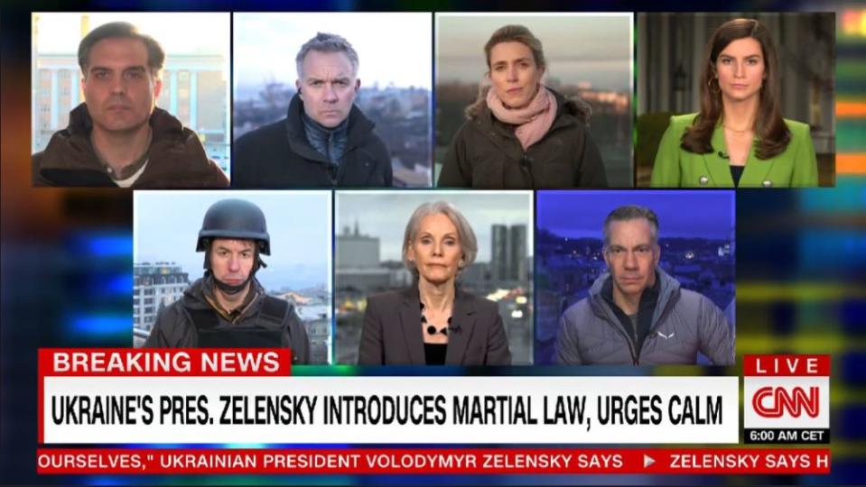 CNN reporting from Ukraine. - Credit: CNN