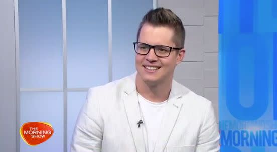 Johnny Ruffo shared an update on The Morning Show following his brain cancer diagnosis in August 2017