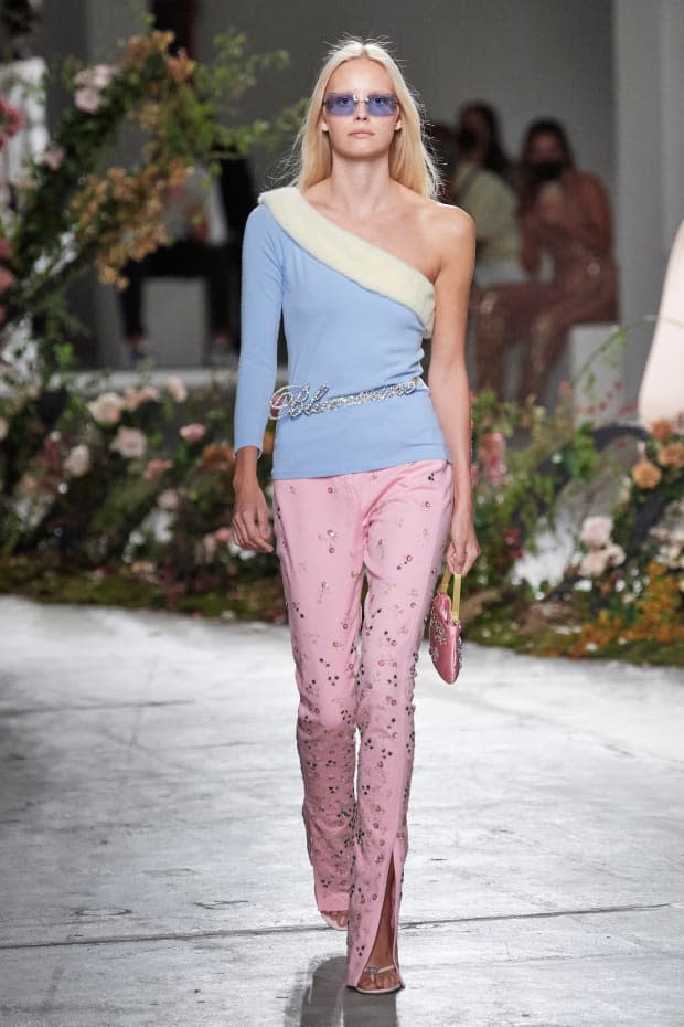 <p>A look from the Blumarine Spring 2021 collection. </p>