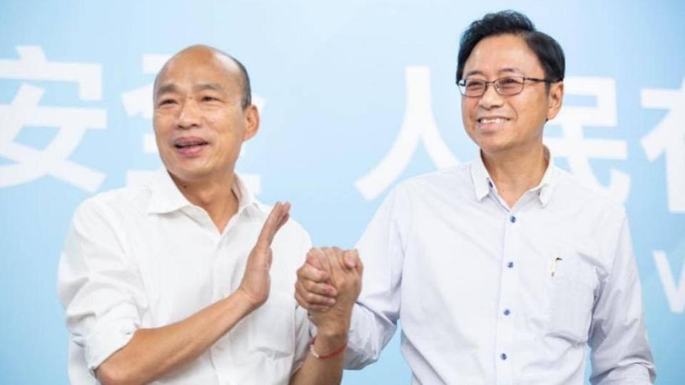 韓國瑜曾和張善政搭檔參選2020總統大選。（圖／翻攝自韓國瑜臉書）