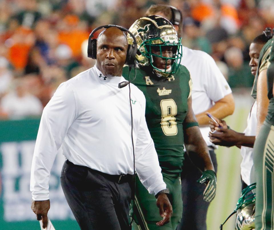 Charlie Strong’s South Florida Bulls are one of seven AAC teams that have actually played three games this year. (Getty)