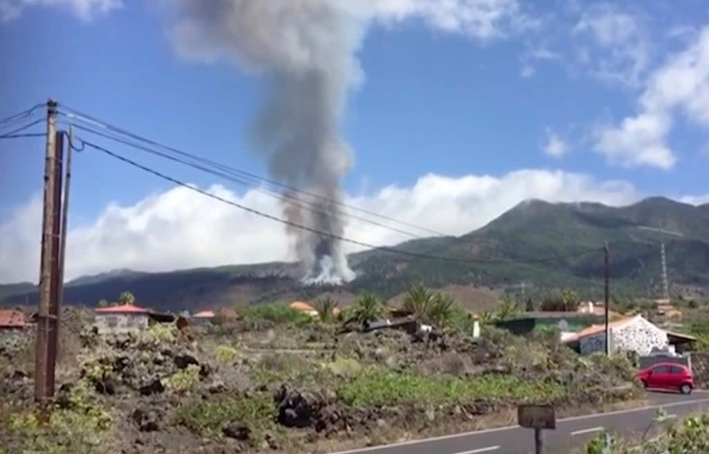 ESPAÑA-VOLCÁN (AP)