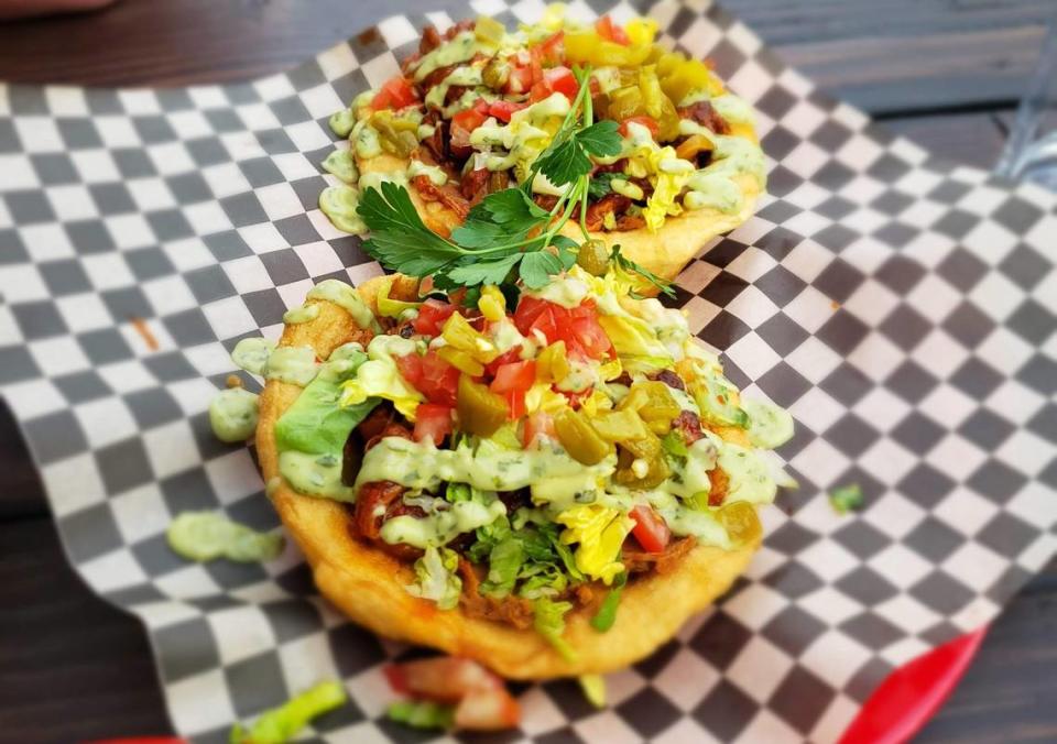 The tacos at Mala Luna deliver with the delicious frybread, but not with what’s in it.