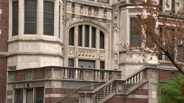 PHOTO: In this screen grab from a video, Frankford High School is shown in Philadelphia. (WPVI)