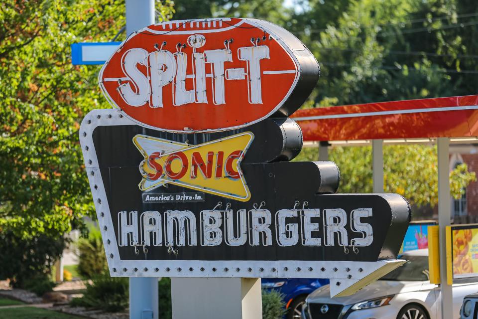 The Sonic Drive-In’s Split-T sign on 5701 N Western Ave. is pictured on Thursday, Sept. 22, 2022, in Oklahoma City.