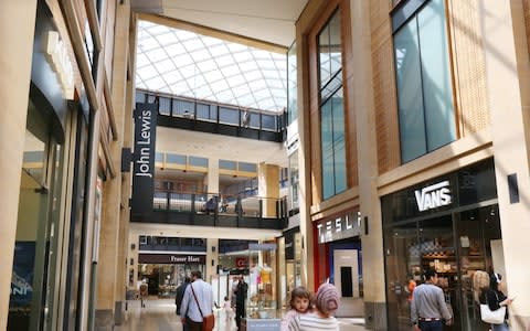 Shops inside Cambridge's Grand Arcade - Credit: &nbsp;John Lawrence