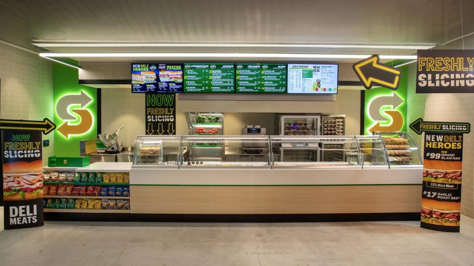 Subway modern store