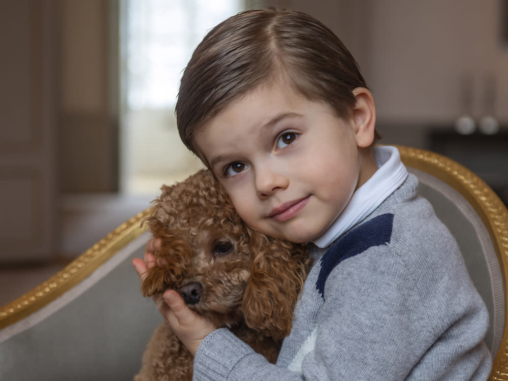 Prinz Oscar von Schweden feiert seinen fünften Geburtstag. (Bild: Royal Court of Sweden/Kate Gabor)