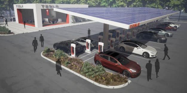 tesla   supercharger expansion