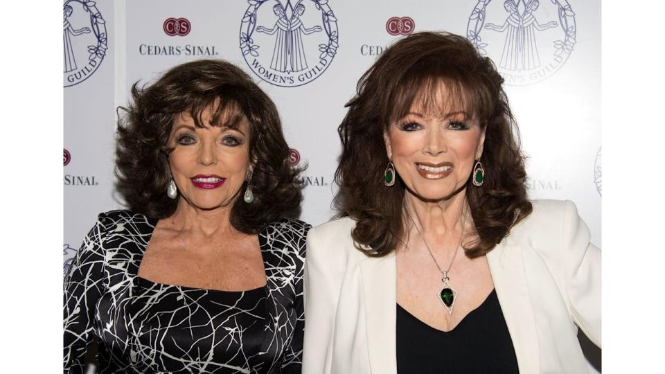 Joan and Jackie Collins on the red carpet in 2014