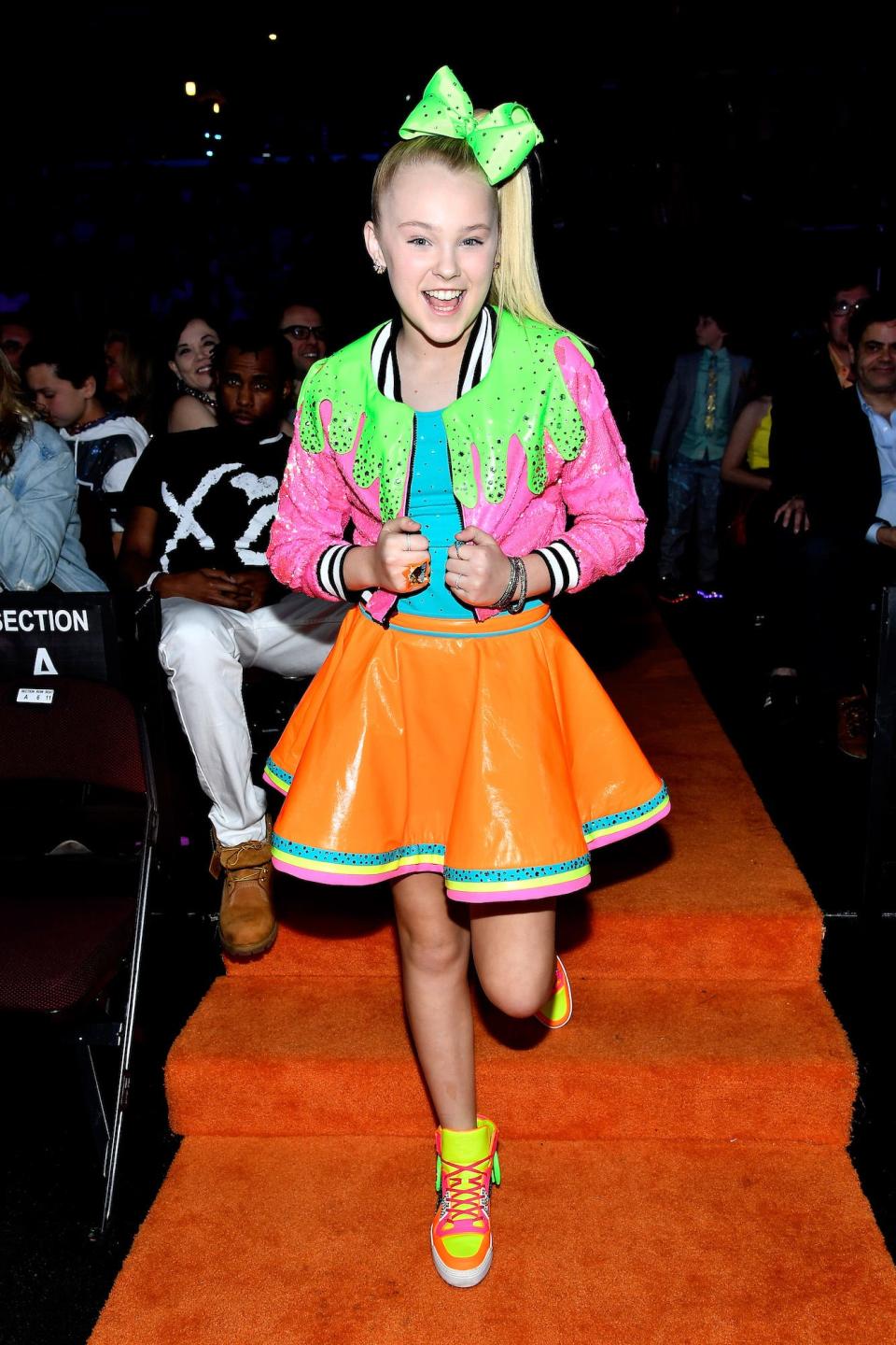 JoJo Siwa at the Kids' Choice Awards on March 11, 2017.