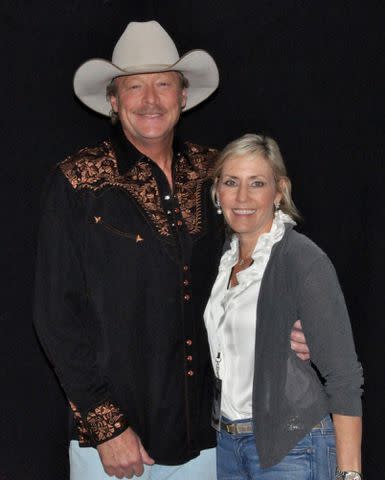 <p>Alan Jackson Instagram</p> Alan Jackson and Denise Jackson.