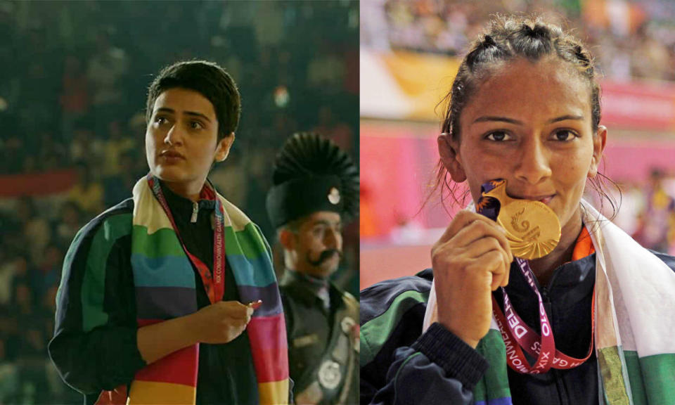 Fatima Sana Sheik and Geeta Phogat