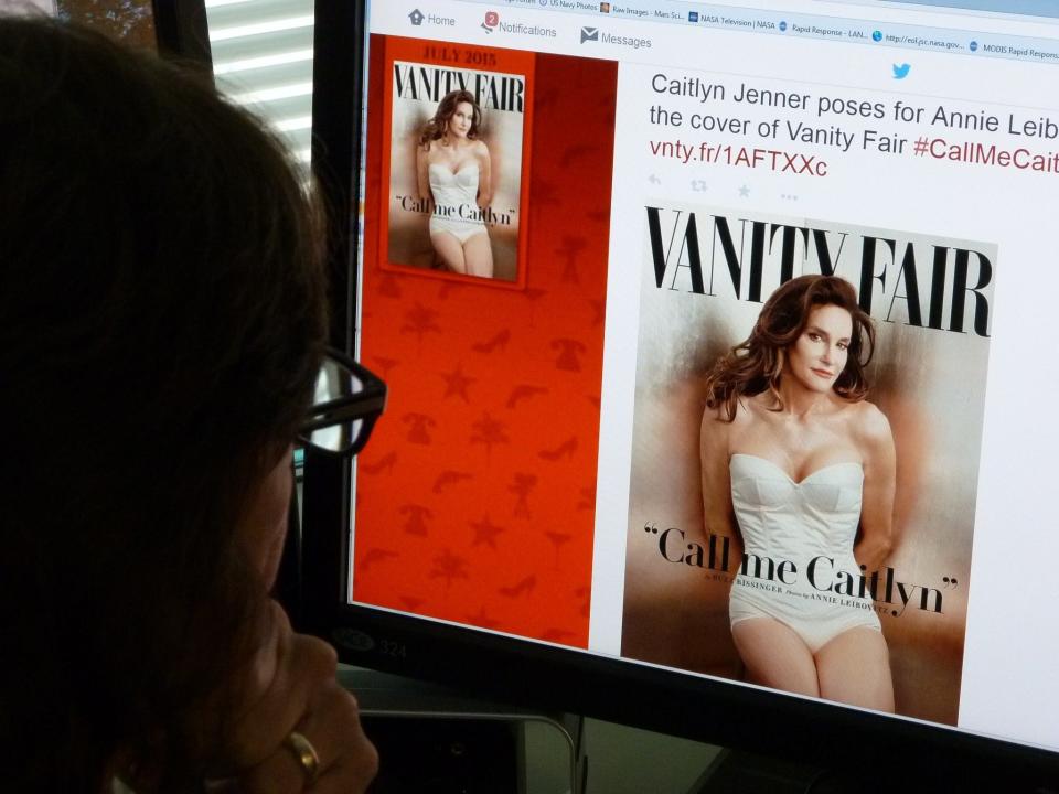 Caitlyn Jenner was featured on the July cover of Vanity Fair, an issue in which Jenner, a transgender Olympic champion formerly known as Bruce, unveiled her new name and look, drawing praise from the White House.