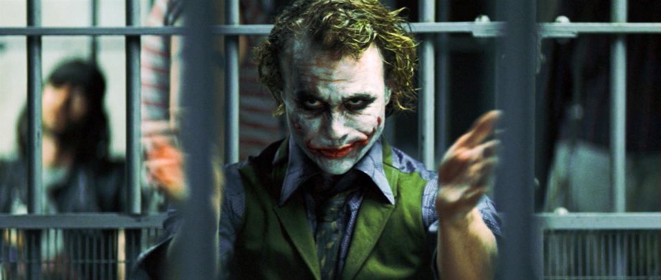 THE DARK KNIGHT, Heath Ledger as The Joker, 2008. ©Warner Bros./Courtesy Everett Collection
