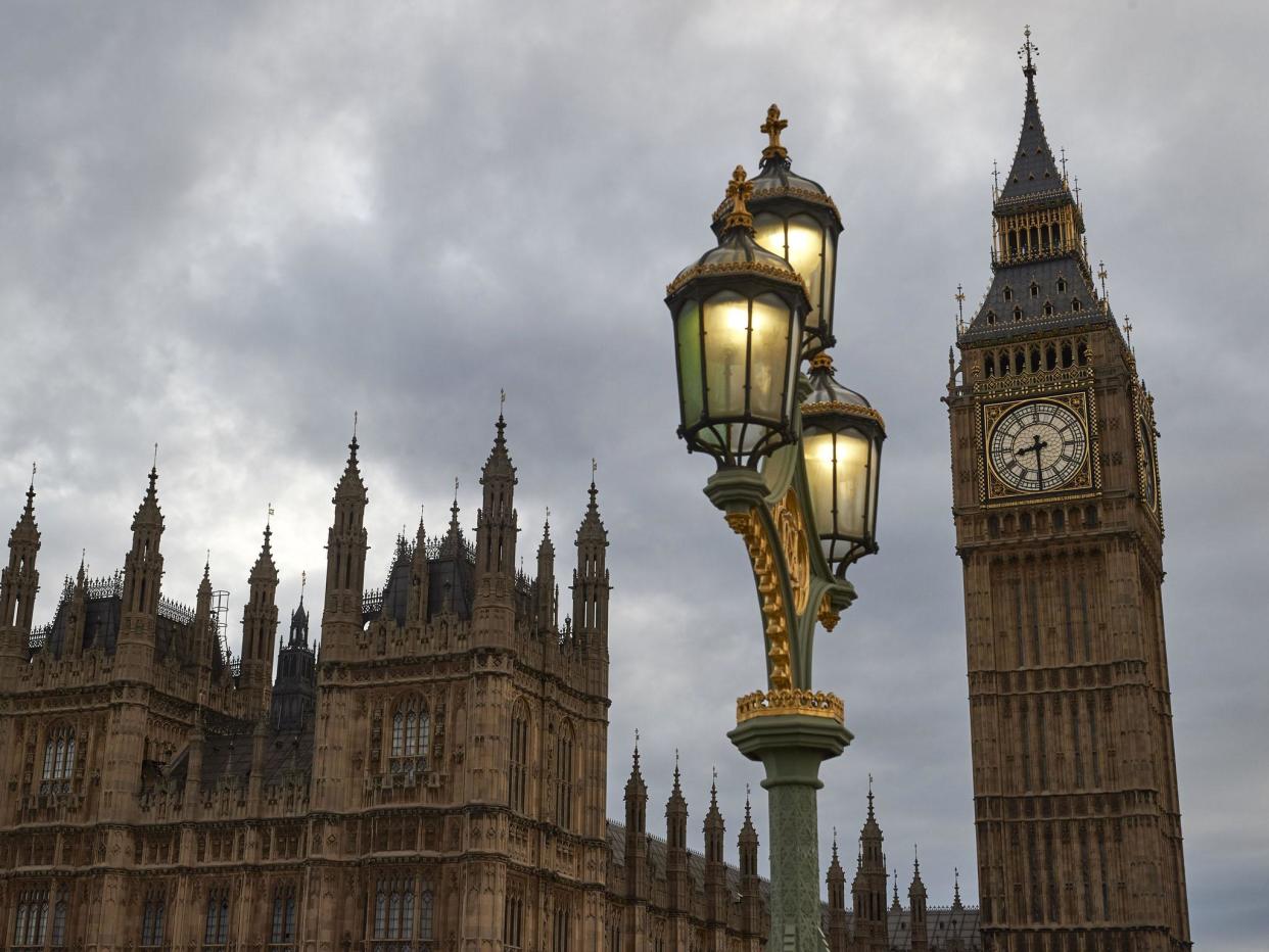 Big Ben was among a series of landmarks targeted in the plan: NIKLAS HALLE'N/AFP