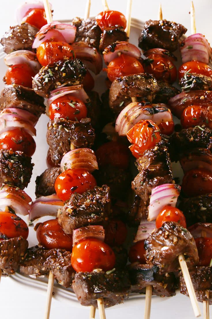 Balsamic Steak Skewers