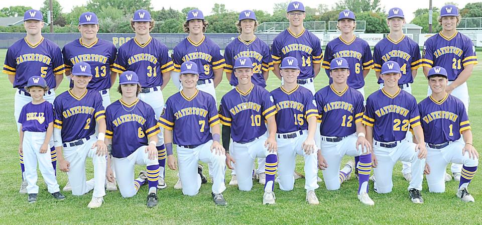The 2023 Watertown Post 17 American Legion Baseball team recently concluded its season with a 32-32 record. Team members, from left in front, include bat boy Phoenix Thomas, Peyton Buisker, Mason Krause, Treyton Himmerich, Jack Heesch, Carson Mutschler, Will Engstrom, Carter Beynon and Drew Denzer; and back, Chase Christianson, Kaden Rylance, Marcus Rabine, Austin Johnson, Justin Remmers, Jackson Maag, Ryan Roby, Dylon Rawdon and Spencer Wientjes.