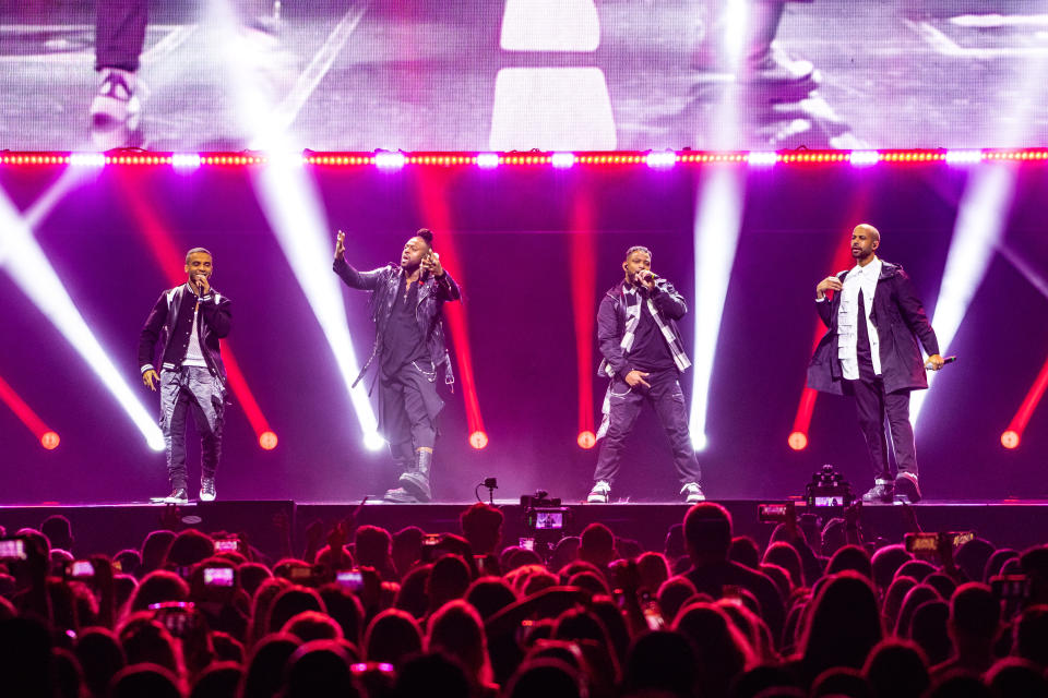 JLS performing at The O2 Arena in 2021 (WireImage)