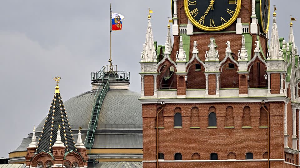 A view of Kremlin after the drone attack in Moscow, Russia on May 3, 2023. - Sefa Karacan/Anadolu Agency/Getty Images