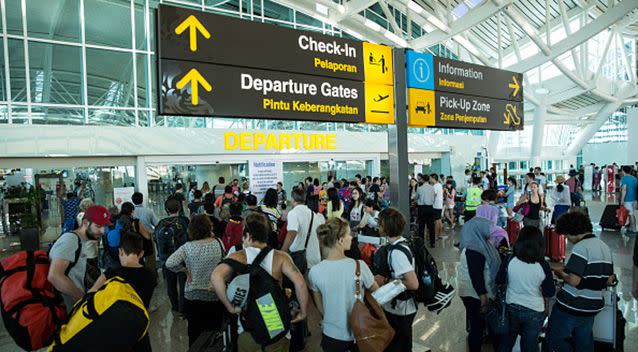 The men were on their way to Phuket when they were kicked off the plane at Denpasar Airport (pictured). Photo: Getty