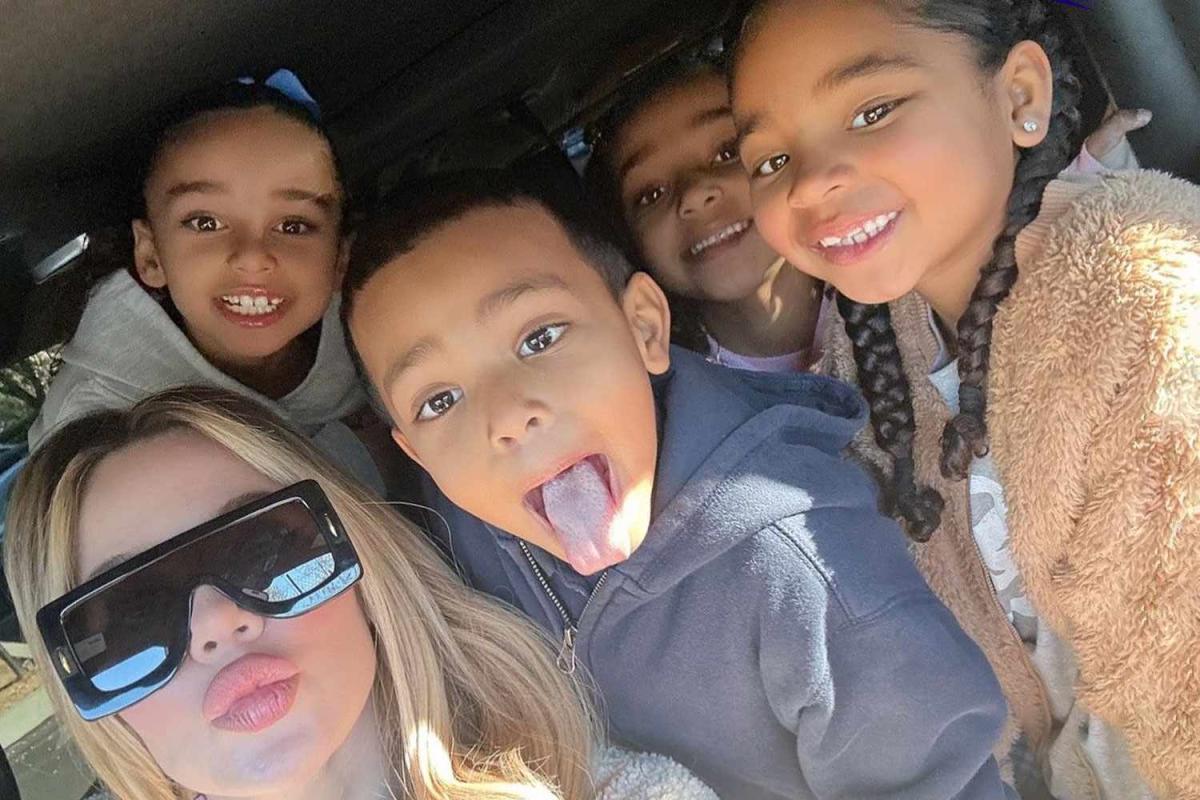 Khloé Kardashian Shares Adorable Pics of Daughter True and Son Tatum:  'Obsessed With Them