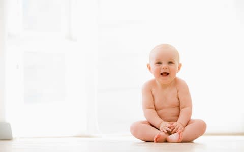 What a beautiful baby. But whose is it, and why is it in your phone? - Credit: Stockbroker / Alamy Stock Photo