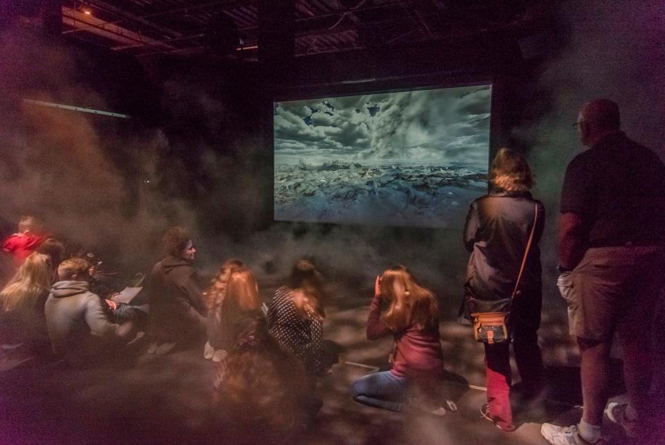 The Eruption Theatre will give guests a taste of the experience of being in Pompeii when Mount Vesuvius erupted in 79 A.D.