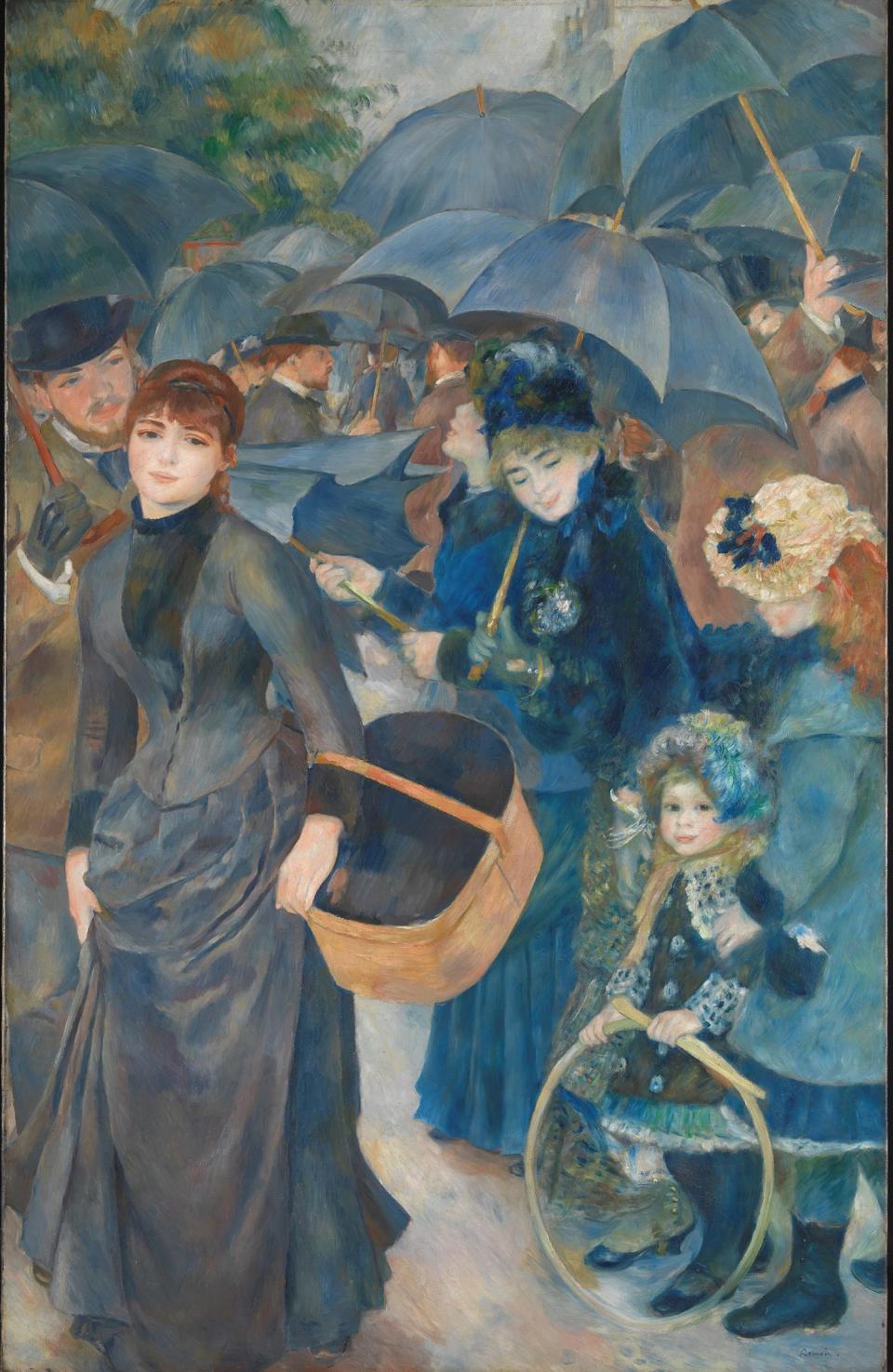 Pierre-Auguste Renoir's 'The Umbrellas' (c 1881-86) - The National Gallery 