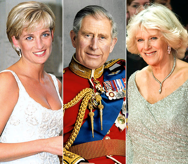 Prince Charles, the Late Princess Diana and Queen Consort Camilla