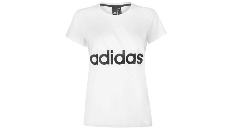 Adidas Linear QT T Shirt Ladies 