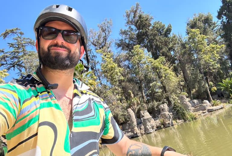 Gabriel Boric, de vacaciones en Santiago de Chile