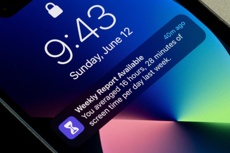 If you’re spending ample amounts of time on your device sexting a side squeeze or perusing apps for extramarital sex, you can be busted by Apple sharing a weekly screen time report. Tada Images – stock.adobe.com