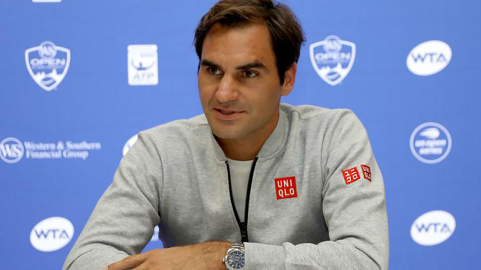 Roger Federer is back. Image: Getty