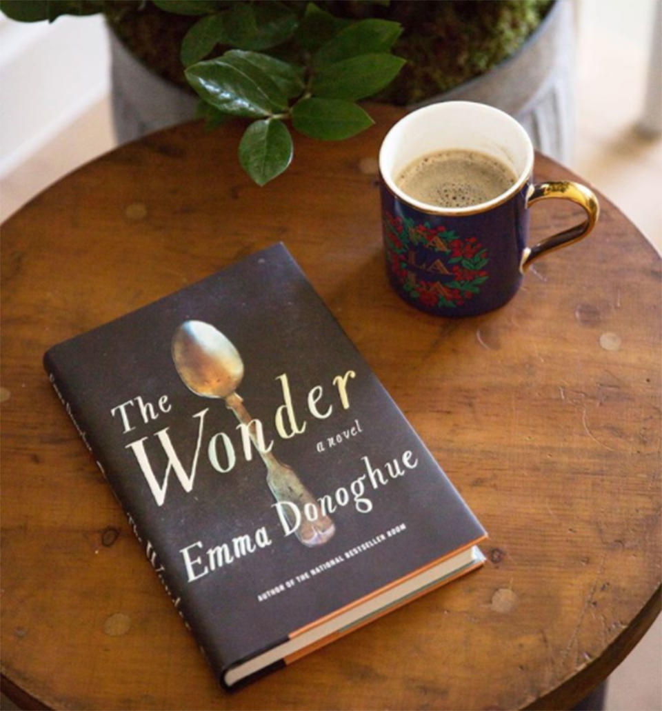 <p>Lib, an English nurse, travels to an Irish village to observe a young girl who claims to have survived on no food for four months. Is it a hoax or a miracle? That's the question Lib asks herself, when the child's health suddenly begins to decline. Witherspoon called this book one of her "rainy day essentials." Buy It! The Wonder, $27; amazon.com</p>