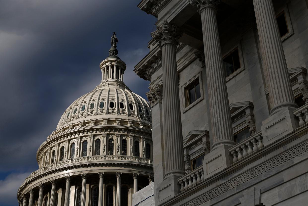 The U.S. Capitol Dome is seen at the Capitol Building in April 2023 in Washington, D.C. Voters in Marion and Polk counties will cast ballots in the May 21 primary election for Oregon's 5th and 6th congressional districts.