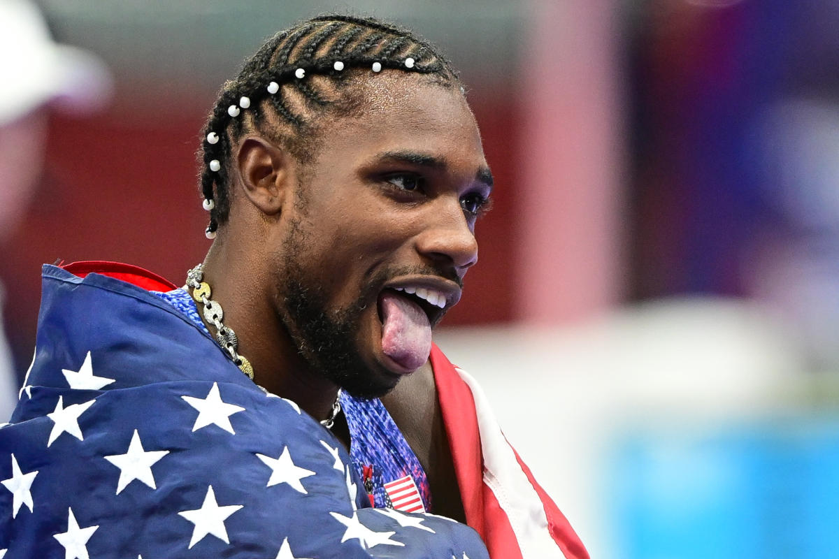 Noah Lyles' boastful message to his 200meter rivals 'None of them is