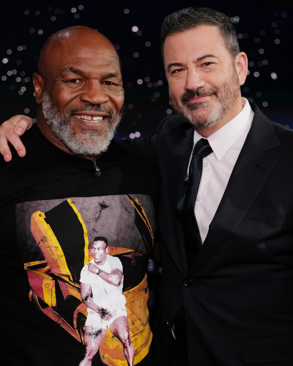 Mike Tyson and Jimmy Kimmel