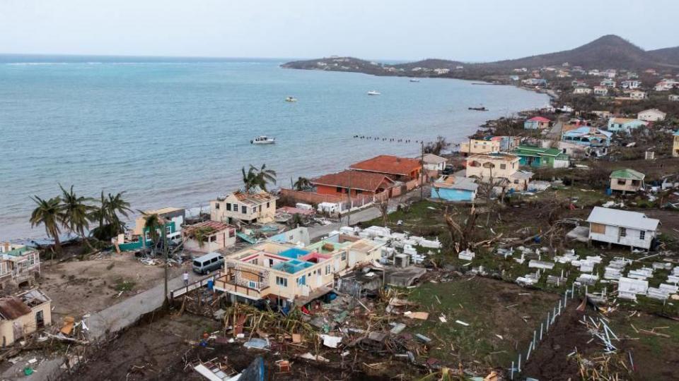 Carriacou devastated by Hurricane Beryl