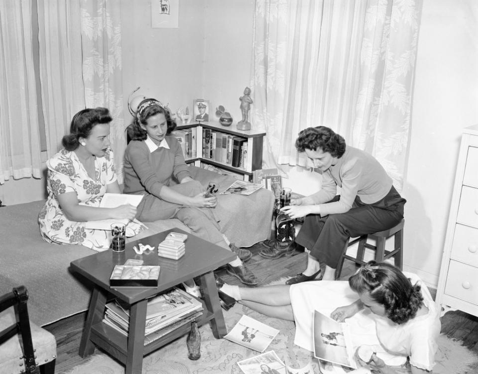 Women’s dormitory in Los Alamos November 1945. National Security Research Center