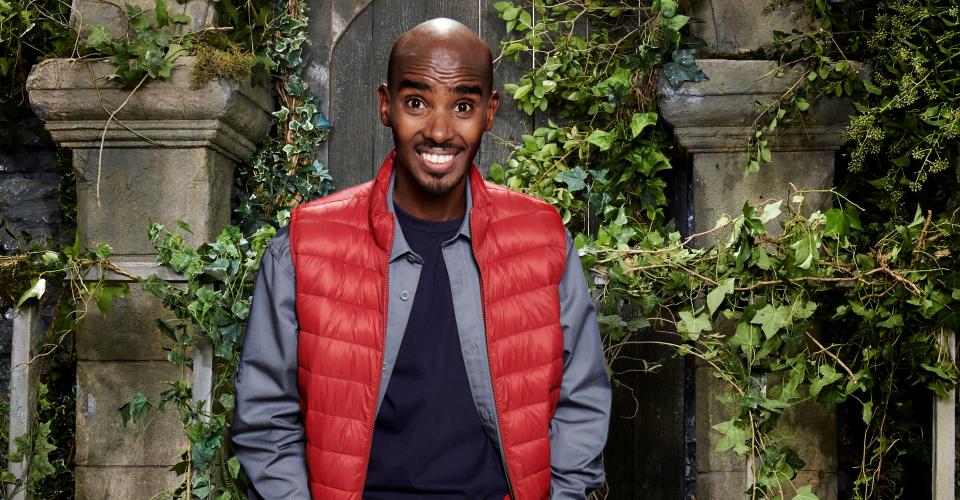 Sir Mo Farah is one of the celebs in the castle. (ITV)