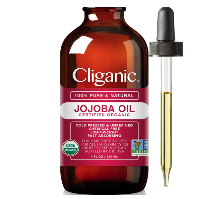 Cliganic Organic Jojoba Oil. Image via Amazon.