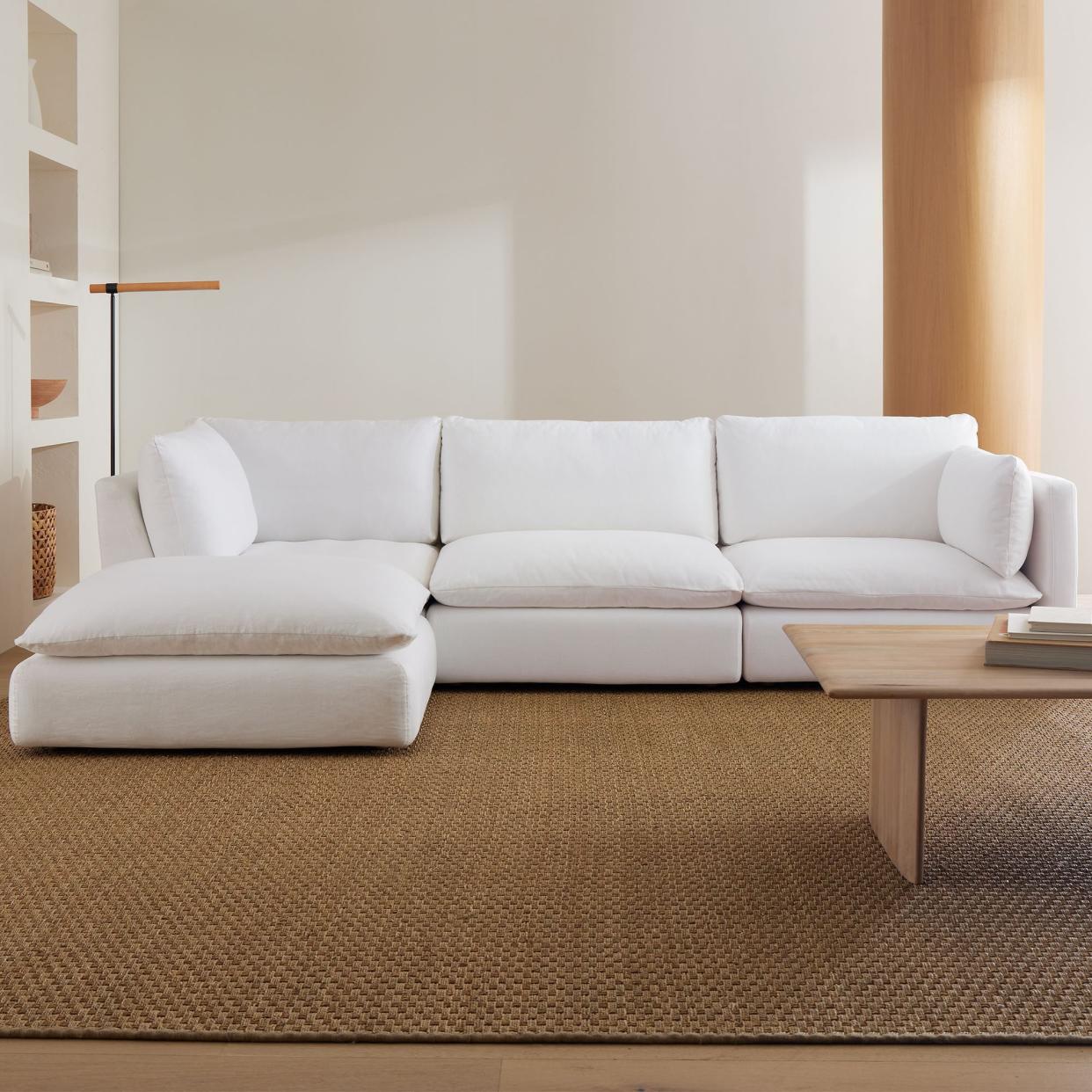 <p><a href="https://go.redirectingat.com?id=74968X1596630&url=https%3A%2F%2Fwww.westelm.com%2Fproducts%2Fhampton-4-piece-chaise-sectional-h6867&sref=https%3A%2F%2F" rel="nofollow noopener" target="_blank" data-ylk="slk:Shop Now;elm:context_link;itc:0;sec:content-canvas" class="link rapid-noclick-resp">Shop Now</a></p><p>Hampton Modular 4-Piece Sectional (125")</p><p>westelm.com</p><p>$3516.80</p>