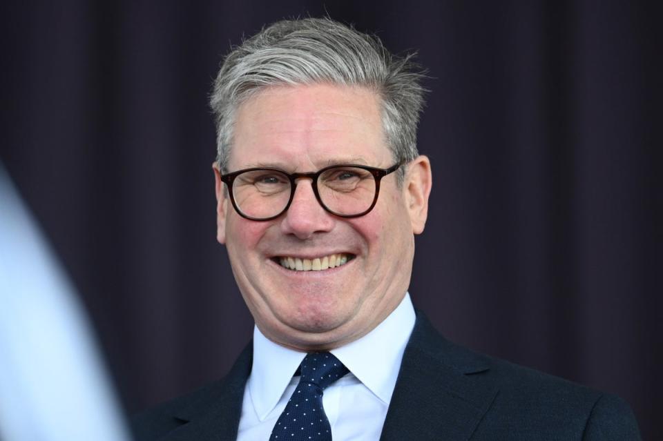 The man in my dreams: Keir Starmer, pictured in corporeal form on 5 June 2024 (Getty Images)